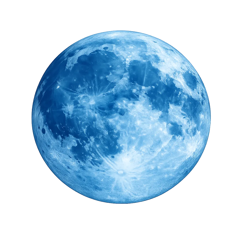 Image de la Lune bleue