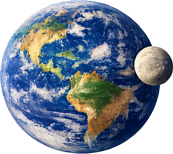 Planète Terre vue depuis l’espace